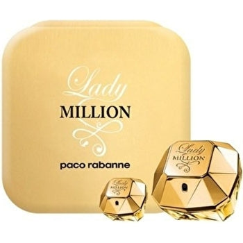 Paco Rabanne Lady Million Gift Set Eau De Parfum 50ml And Lady Million Eau De Parfum 10ml Miniature 50ml