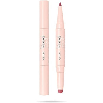 Pupa Vamp! Creamy Duo Lip Pencil #008 Vintage Rose / Lipstick 0 8g / Pencil 0 2g 1g