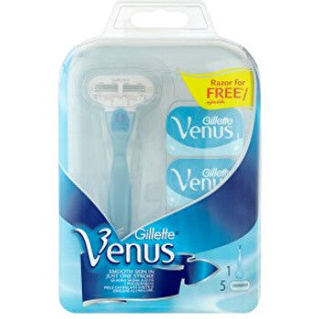 Gillette Venus - Shaver For Women & 5 Replacement Heads