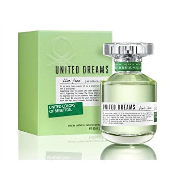 Benetton United Dreams Live Free Eau De Toilette 80ml