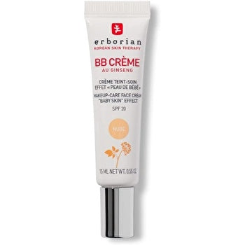 Erborian Bb Cream Au Ginseng 5-in-1 Baby Skin Effect Spf20 Nude 15ml