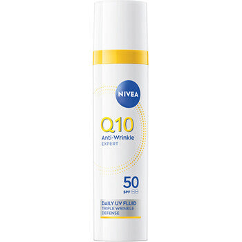 Nivea Q10 Anti-wrinkle Expert Daily Uv Fluid Spf 50 - Denní Pleťový Fluid 40ml