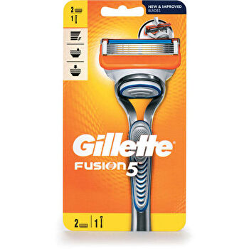 Gillette Fusion - Shaving Machine & 2 Spare Heads