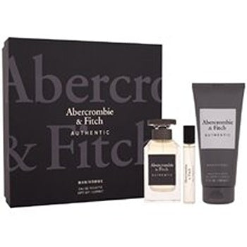 Abercrombie & Fitch Authentic Man Set Eau De Toilette 100ml & Eau De Toilette 15ml & Hair & Bw 200ml