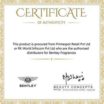 Bentley For Men Eau De Toilette 100ml