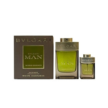 Bvlgari Man Wood Essence  Set Eau De Parfum 100ml & Eau De Parfum 15ml (soft Box)