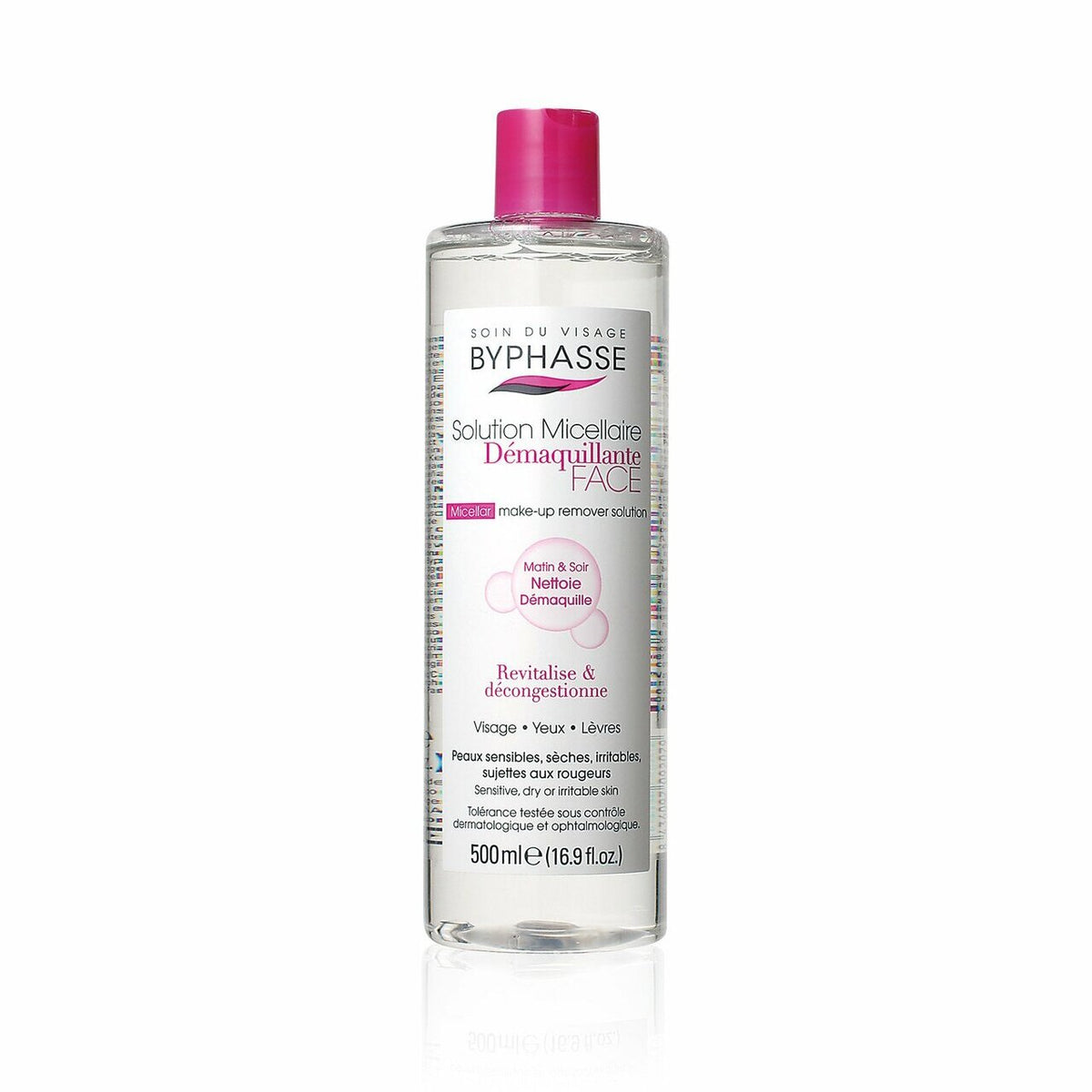 Byphasse Solution Micellaire Water - Micellar Water For Cleansing Sensitive Skin 500ml
