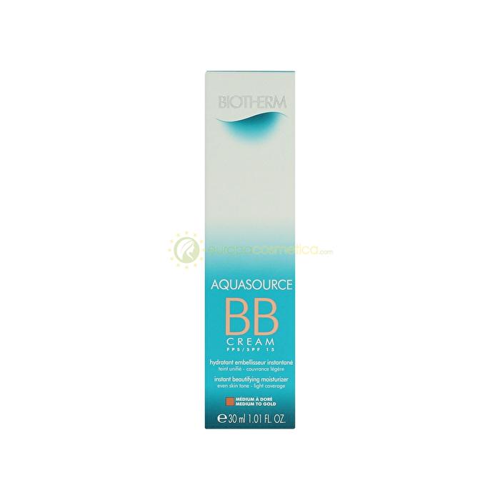 Biotherm Aquasource Bb Cream Spf15 Medium To Gold - Instant Beautifying Moisturizer 30ml