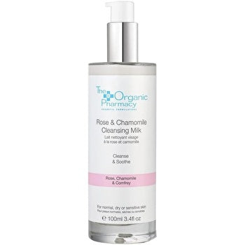 The Organic Pharmacy Rose & Chamomile Cleansing Milk For Sensitive Skin/normal To Dry Skin 100ml