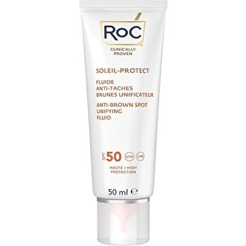 Roc Soleil-protect Anti-brown Spot Unifying Fluid Spf50+ Visibly Reduces Brown Spots 50ml