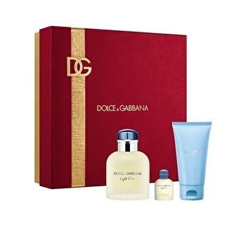 Dolce & Gabbana Light Blue Man Set Eau De Toilette 75ml & Eau De Toilette 4.5ml & Sg 50ml