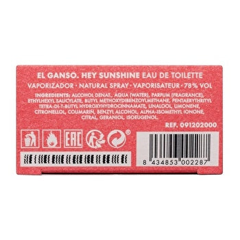 El Ganso Hey Sunshine Woman Eau De Toilette 125ml