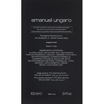 Emanuel Ungaro Ungaro Pour L'homme Iii Parfum Aromatique Man Eau De Toilette 100ml
