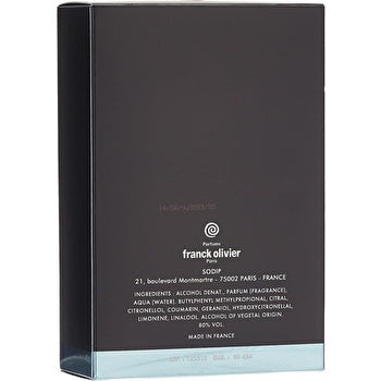 Franck Olivier In Black Man Eau De Toilette 75ml