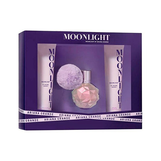 Ariana Grande Moonlight 3pc Set - Eau De Parfum & Body Souffle & Shower Gel 100ml
