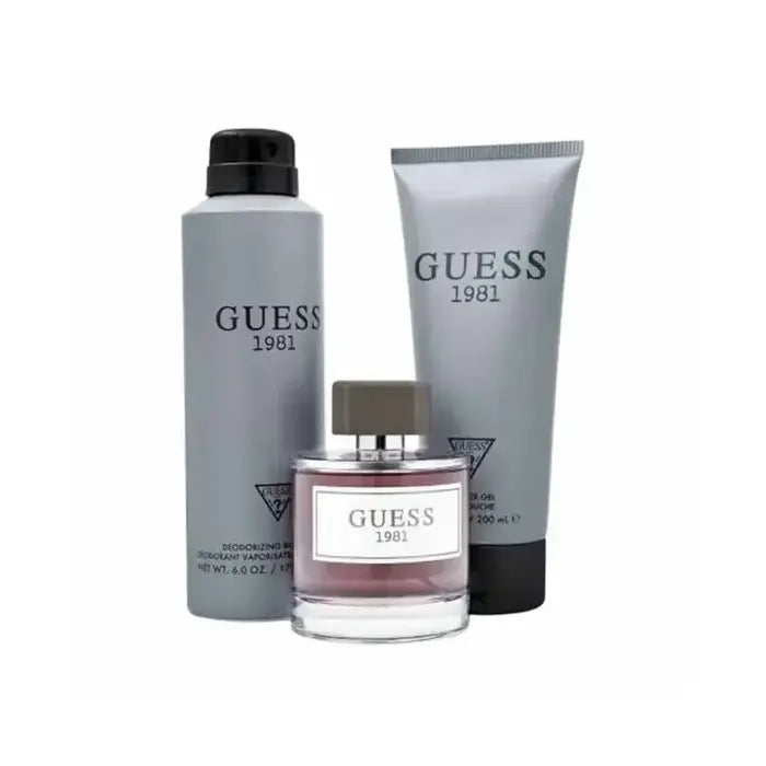 Guess 1981 Man Set Eau De Toilette 100ml & Sg 200ml & Body Sray 226ml (2023)