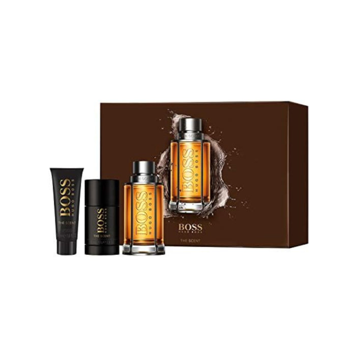 Hugo Boss Boss The Scent Man Set Eau De Toilette 100ml & Sg 100ml & Deo Stick 70g