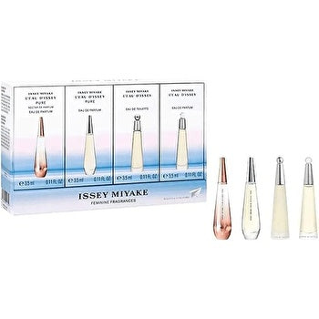 Issey Miyake Woman Mini Set 4x 3.5ml (l'eau D'issey Nectar Eau De Parfum & Pure Eau De Parfum & L'eau D'issey Eau De Toilette & L'eau D'issey Eau De Parfum)
