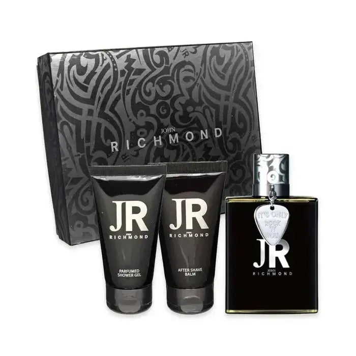 John Richmond Jr Man Set Eau De Toilette 100ml & Shower Gel 50ml & Aftershave Balm 50ml