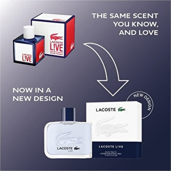 Lacoste Lacoste L!ve Man Eau De Toilette 75ml