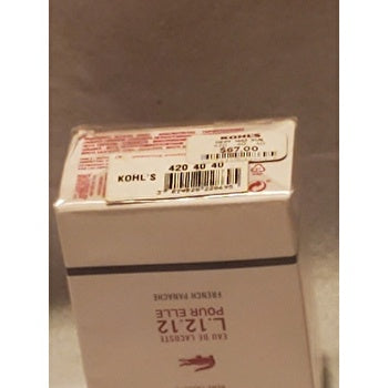 Lacoste Eau De Lacoste L.12.12 French Panache Woman Eau De Toilette 50ml