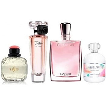 Lancome Woman Mini Set Eau De Parfum 2x 5ml Miracle & Tresor In Love & Ysl Paris Eau De Parfum 7.5ml & Cacharel Anais Anais L'original Eau De Toilette 6ml