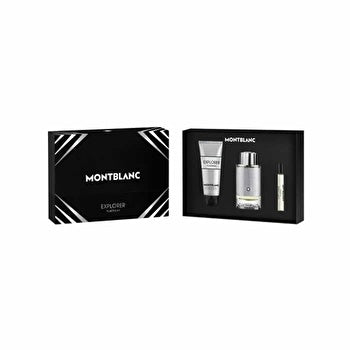 Mont Blanc Explorer Platinum Man Set Eau De Parfum 100ml & Eau De Parfum 7.5ml & All-over Shower��gel��100ml