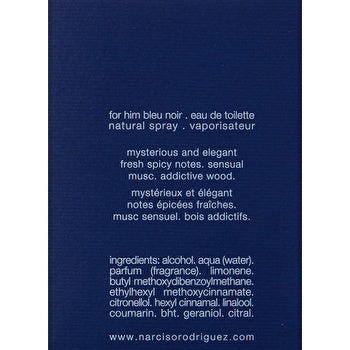 Narciso Rodriguez For Him Bleu Noir Man Eau De Toilette 50ml
