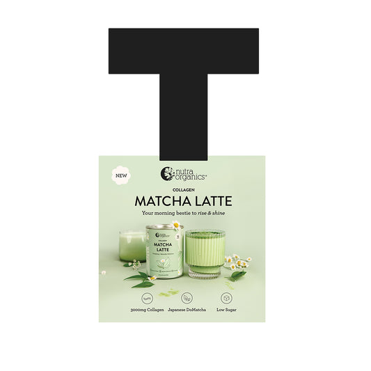 Nutra Organics POS Wobbler Collagen Matcha