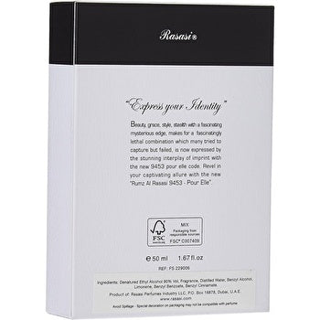 Rasasi Rumz Al Rasasi 9453 Woman Eau De Parfum 50ml