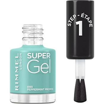 Rimmel London Super Gel Nail Polish # 093 Pepermint Promise Woman 12ml