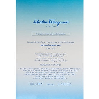 Salvatore Ferragamo Incanto Blue Man Eau De Toilette 100ml