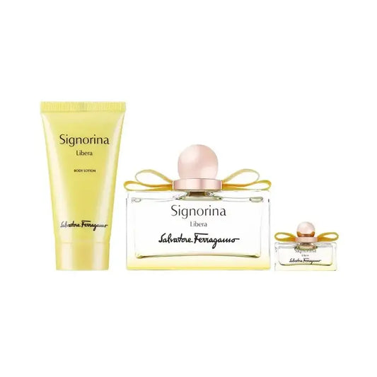 Salvatore Ferragamo Signorina Libera Woman Set Eau De Parfum 100ml & Eau De Parfum 5ml & Bl��50ml