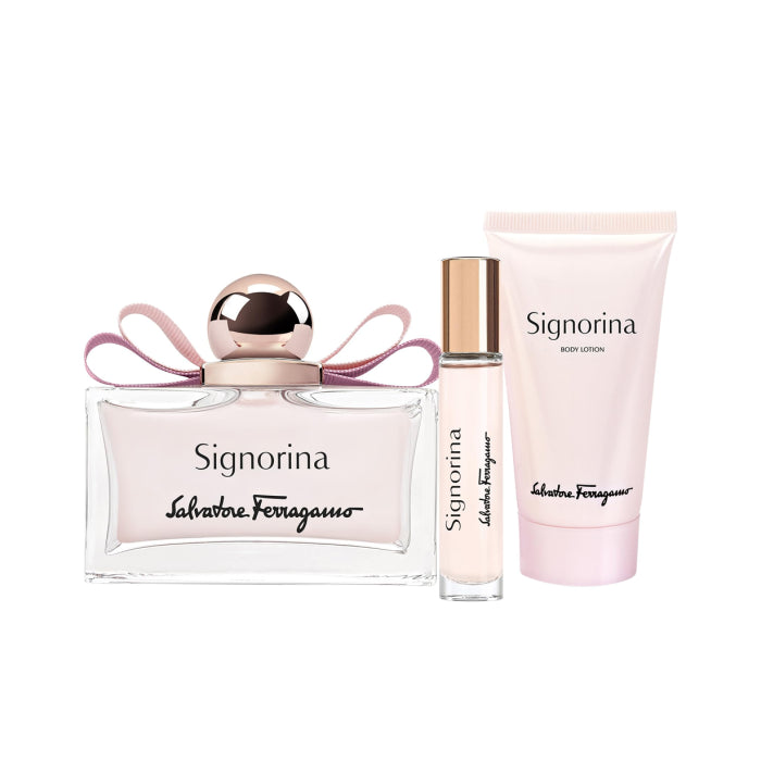 Salvatore Ferragamo Signorina Woman Set Eau De Parfum 100ml+ Eau De Parfum 15ml & Bl 50ml
