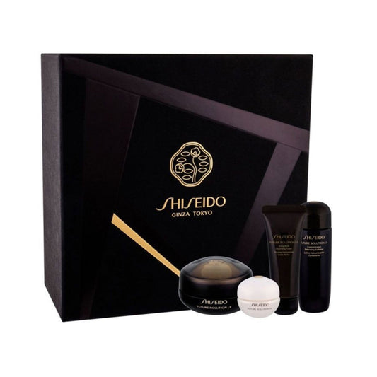 Shiseido Future Solution Lx Woman Set (eye & Lip Cream 17ml & Foam 15ml & Sftener E 25ml & Protect Cream E Spf20 6ml)