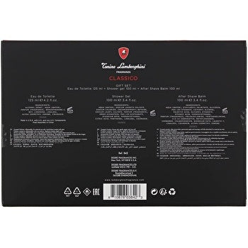 Tonino Lamborghini Classico Man Set Eau De Toilette 125ml & Sg 100ml & Asb 100ml