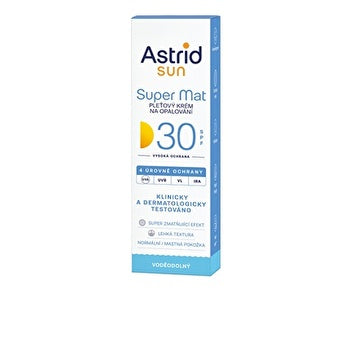 Astrid Super Mat Spf 30 - Pleťový Krem Na Opalování 50ml