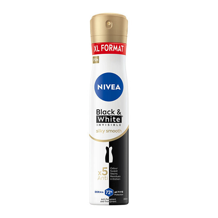Nivea Anti-spray Spray Black & White (invisible Silk Y Smooth) 150ml 200ml