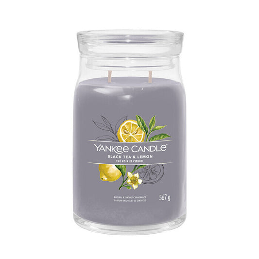 Yankee Candle Black Tea & Lemon Signature Candle (black Tea And Lemon) 567.0g