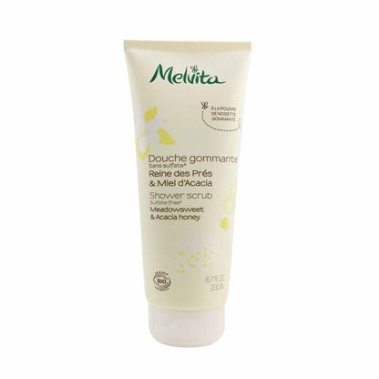 Melvita Meadowsweet & Acacia Honey Shower Scrub 200ml/6.7oz