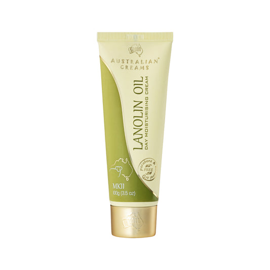 Australian Creams MkII Lanolin Oil Day Moisturising Cream with Vitamin E 100g