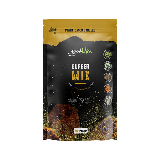 GoodMix Superfoods Burger Mix (Easy Vegan Veggie Pattie Premix) 400g