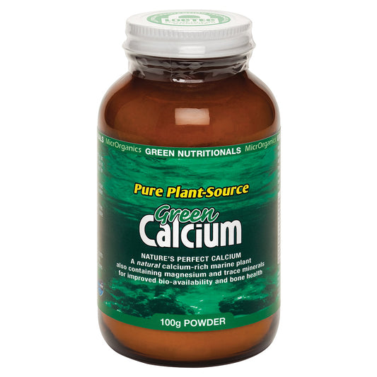 Green Nutritionals by MicrOrganics Pure Plant-Source Green Calcium Powder 100g