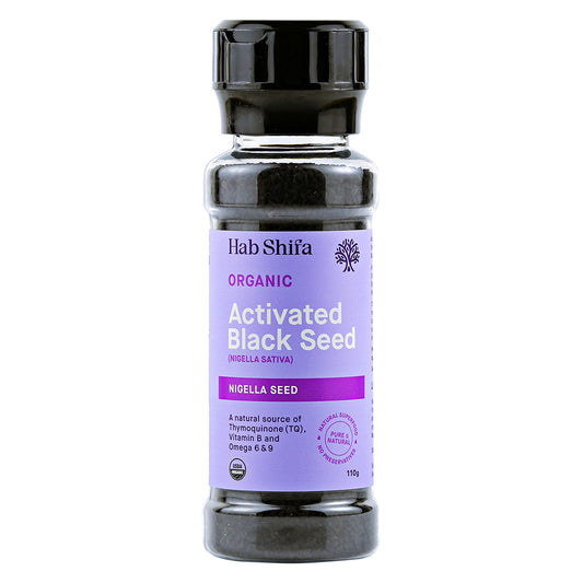 Hab Shifa Organic Activated Black Seed Grinder 110g