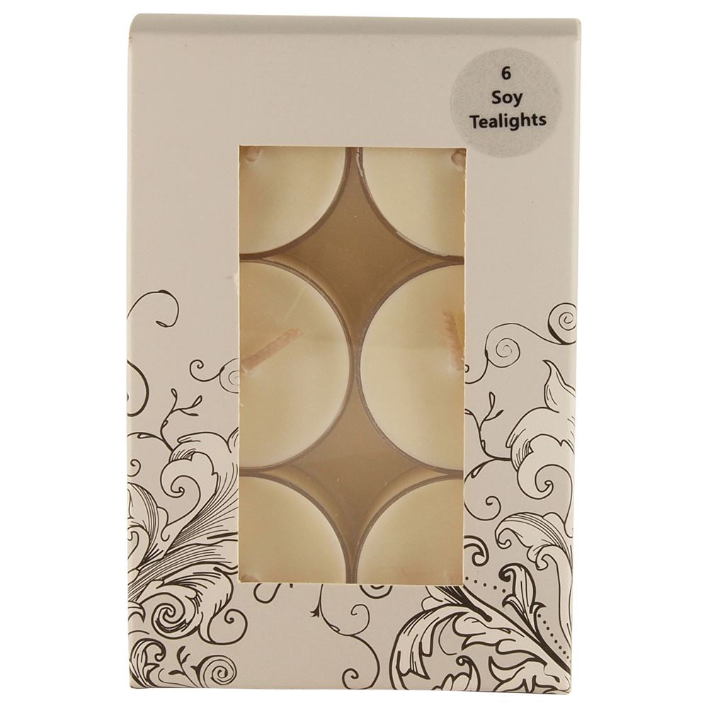 Livinia Naturals Soy Tea Light Candles x 6 Pack