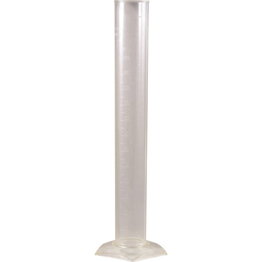 Measuring Cylinder Plastic Clear Graduated 250ml