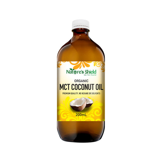 Nature's Shield Organic MCT Coconut Oil 200ml
