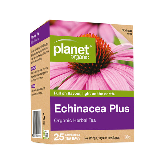 Planet Organic Organic Echinacea Plus Herbal Tea x 25 Tea Bags