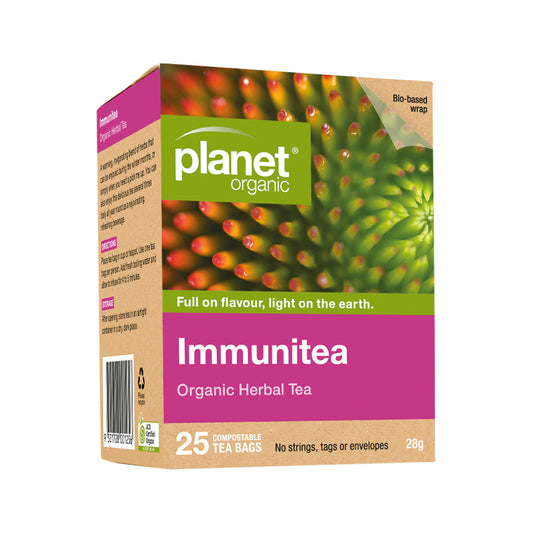 Planet Organic Organic Immunitea Herbal Tea x 25 Tea Bags