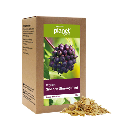 Planet Organic Organic Siberian Ginseng Root Loose Leaf Tea 75g